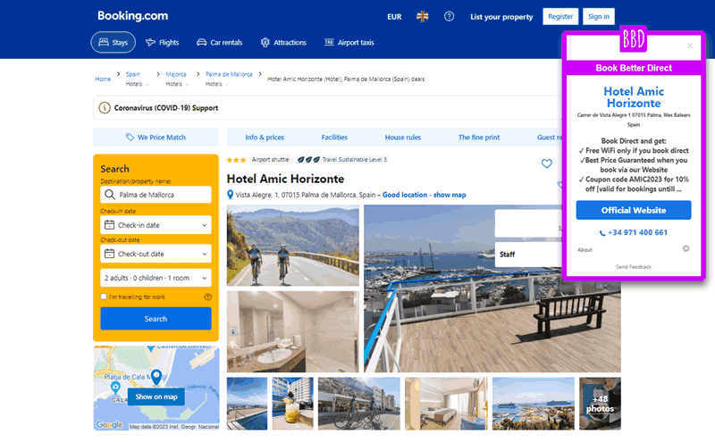 Hotel Amic Horizonte Book Direct