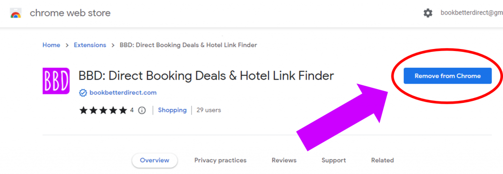 How to intall the BookBetterDirect browser extension