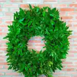 Corona funeraria de laurel