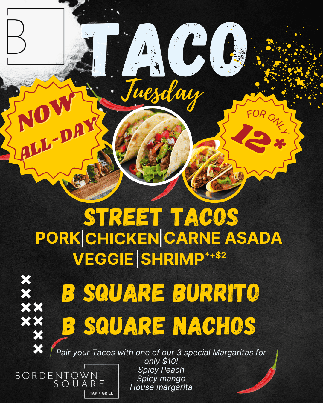 Taco Tuesday 1 - Food Menu
