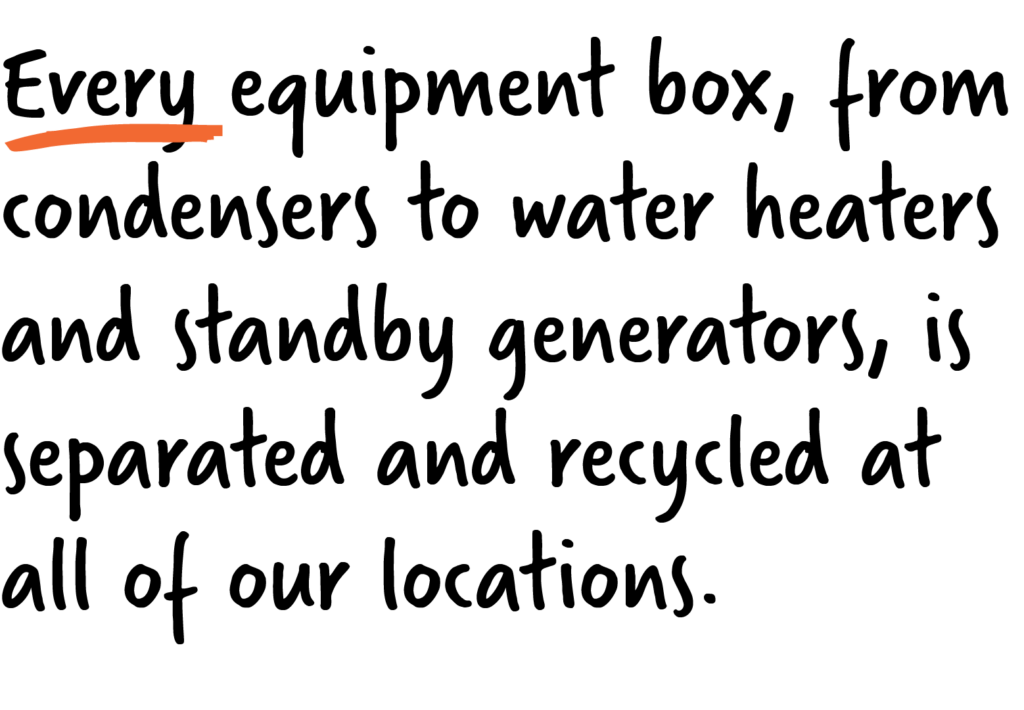 An orange horizontal line with a curved left edge on a plain white background, ideal for adding a modern touch to your About Us section.