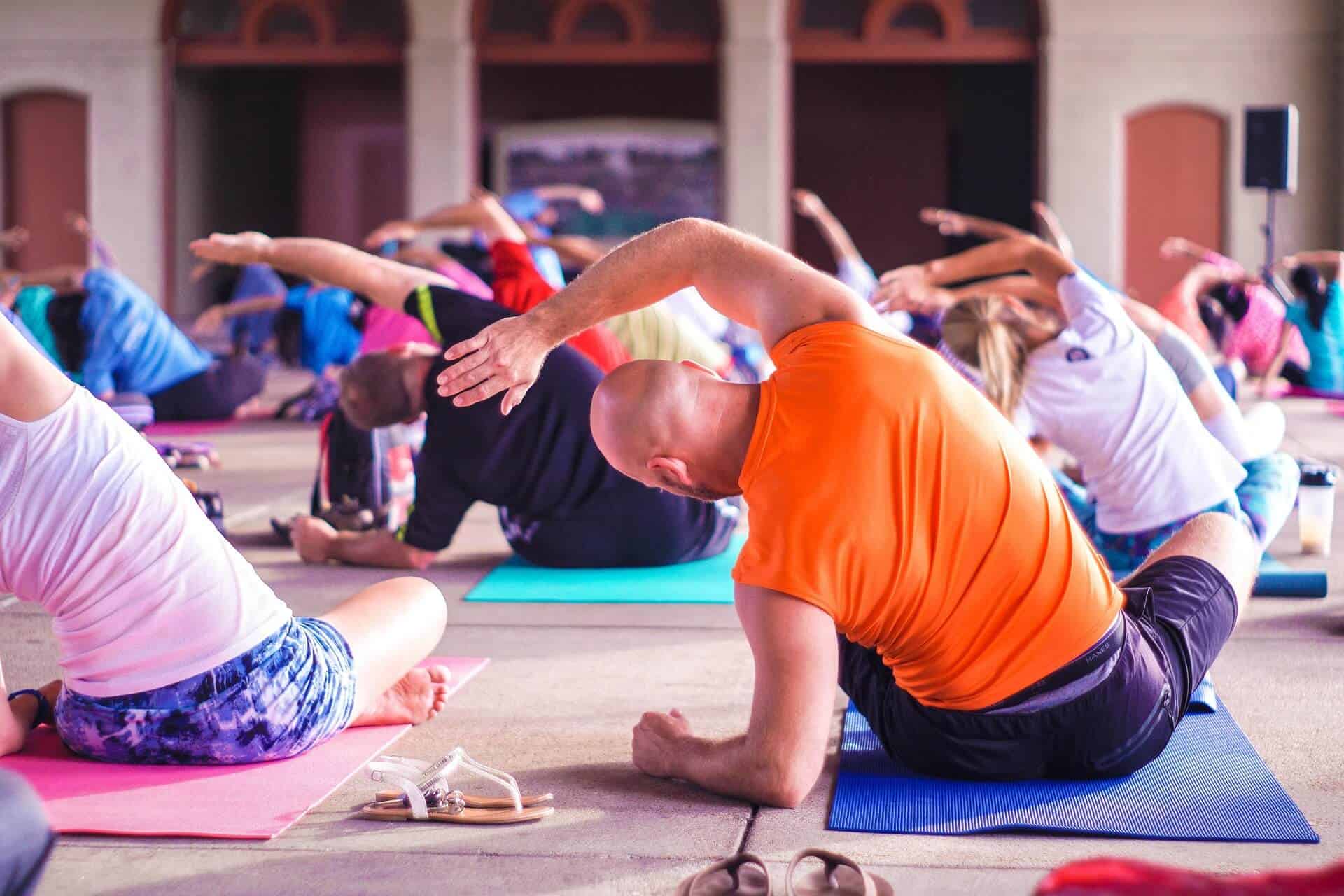 yoga group