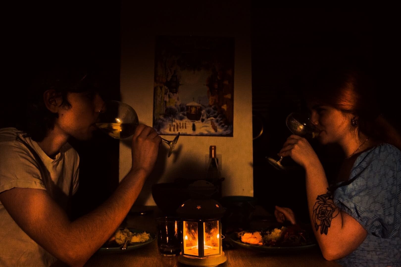 Couple Drinks Large
