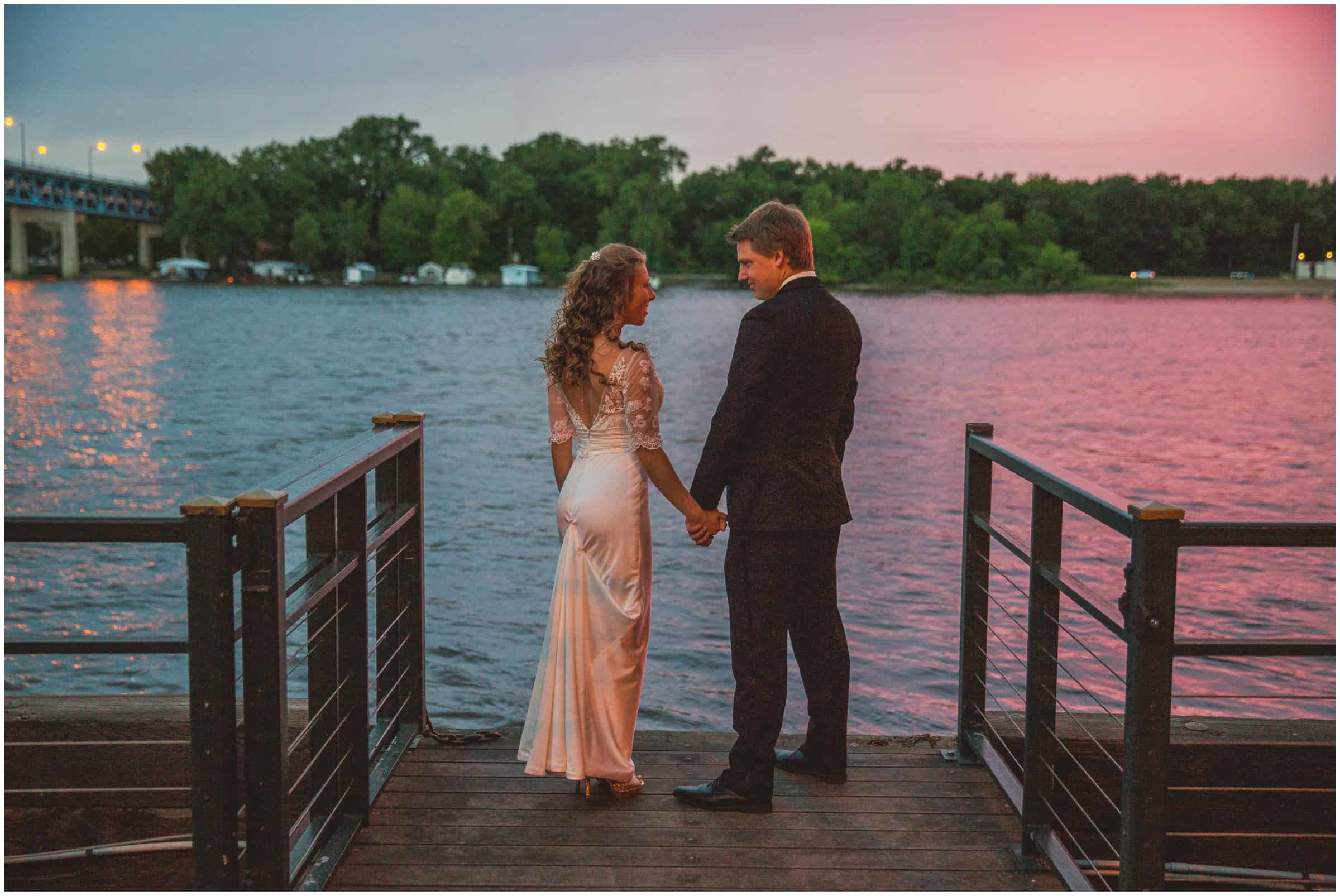 la crosse center riverside wedding box car photography