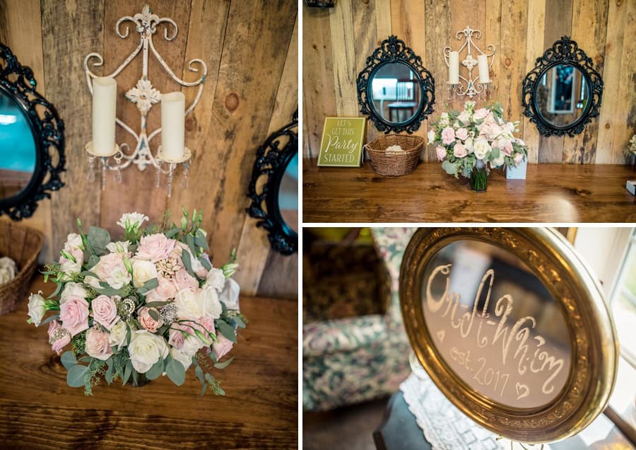 on a whim wedding Details