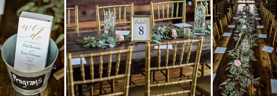 on a whim wedding Details