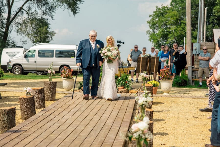On a whim Barn Wedding