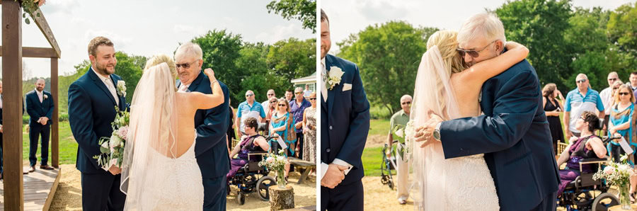 On a whim Barn Wedding