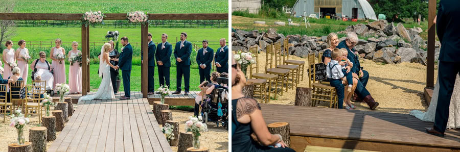 On a whim Barn Wedding