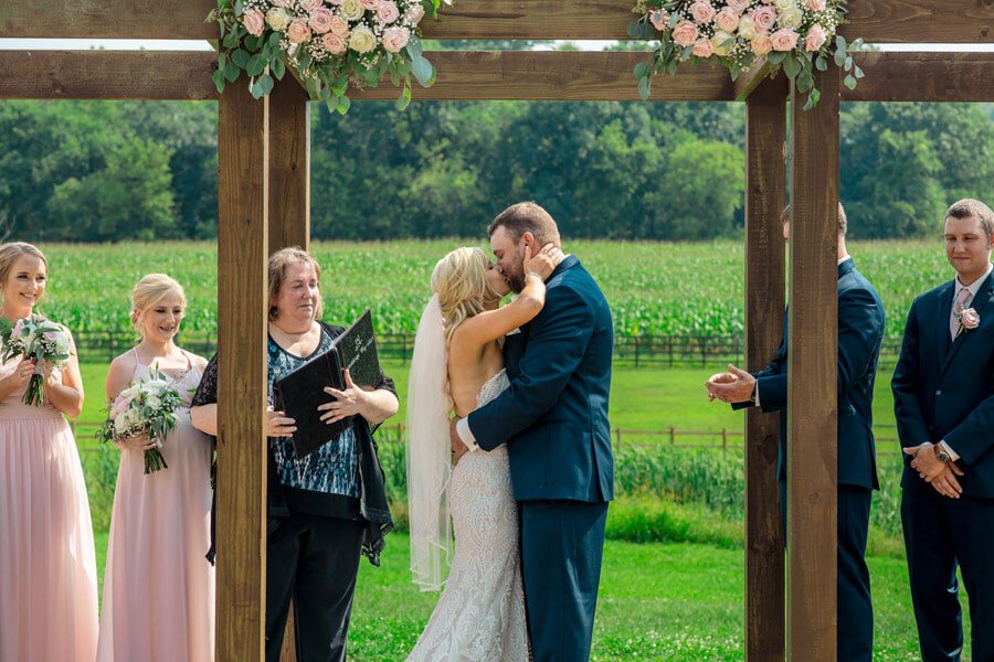 On a whim Barn Wedding