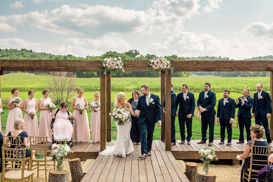 On a whim Barn Wedding