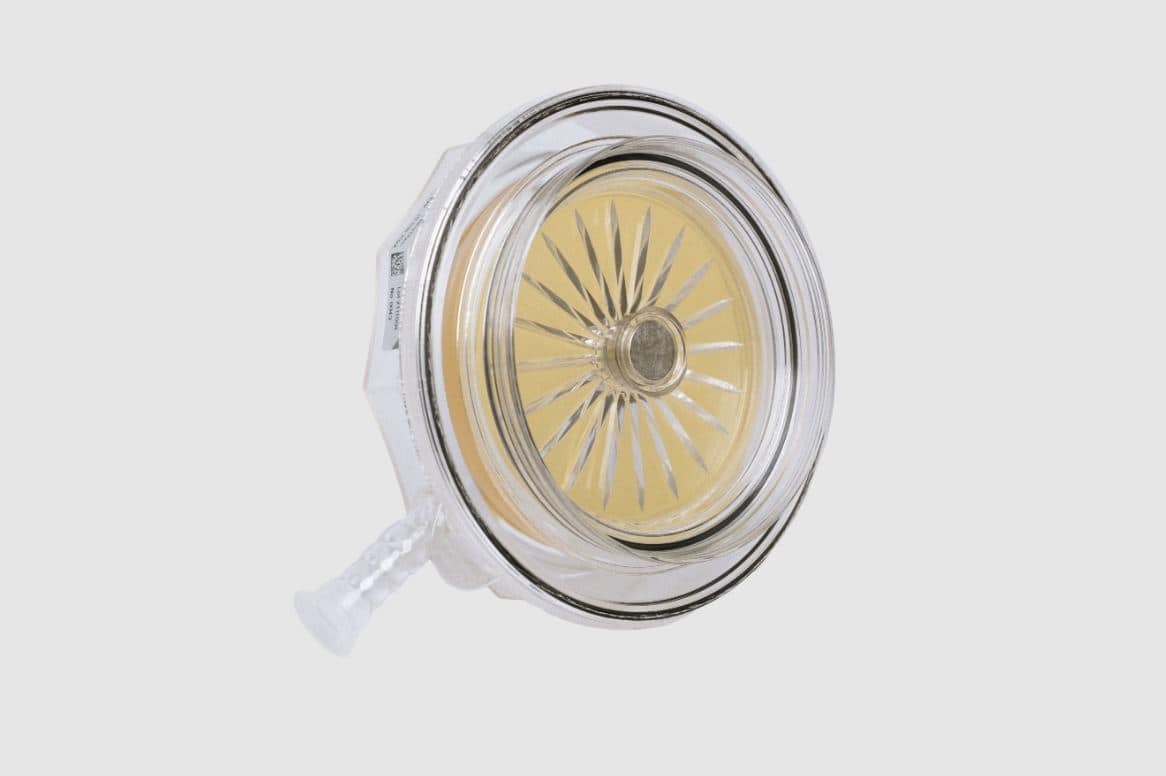 amostrador microbiológico de uso único