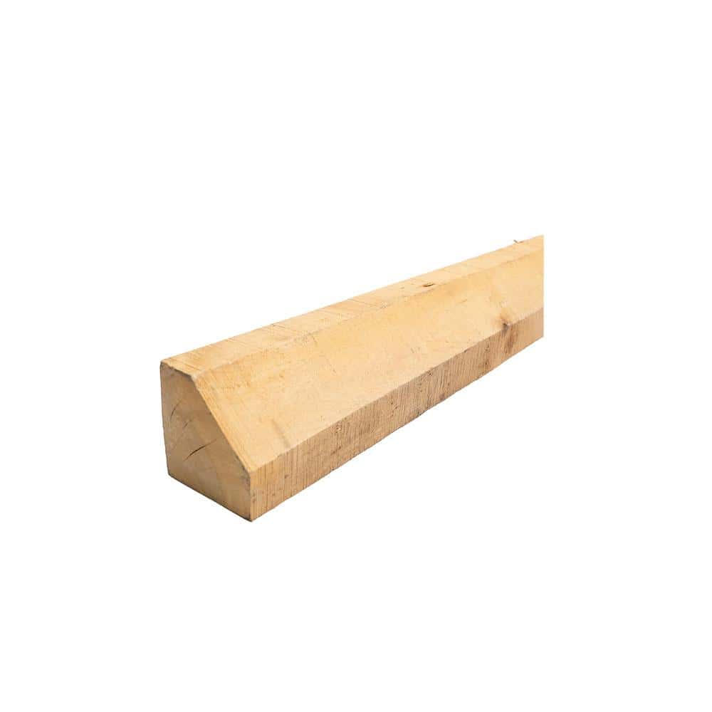 Rectangular wooden board for construction and woodworking projects.