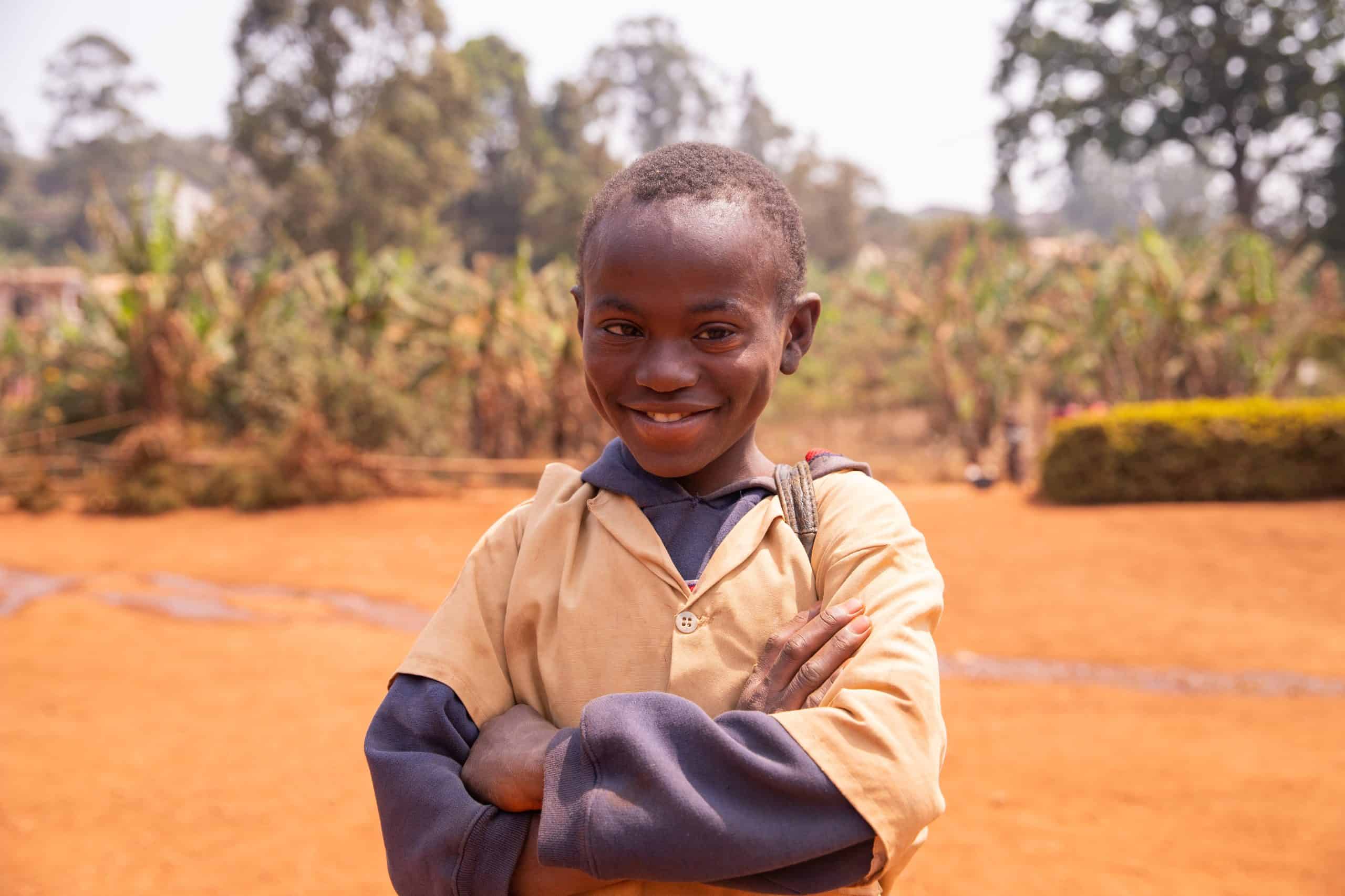 Smiling happy little boy | section 18a tax deductible nonprofit charity south africa | brave life