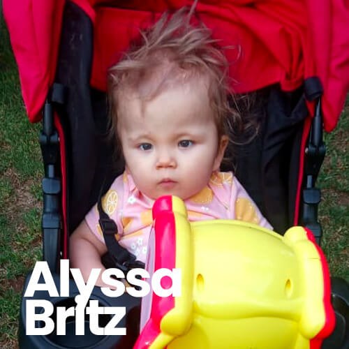 alyssa Joy Cronje Founder of Brave Life and her Son
