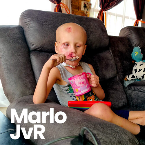 marlo Joy Cronje Founder of Brave Life and her Son
