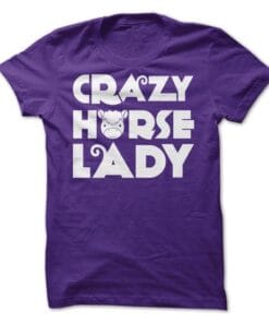 Crazy Horse Lady Pet T-Shirts