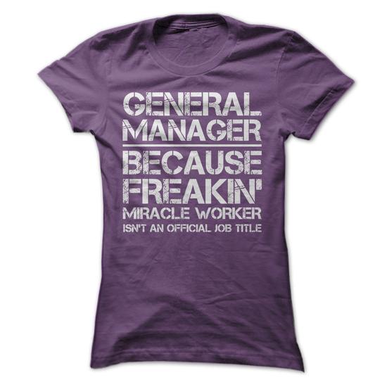 General Manager Job Title