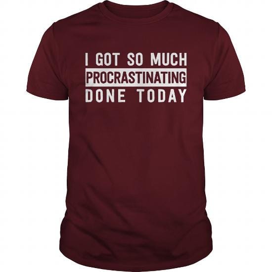I Got So Much Procrastinating Done Today