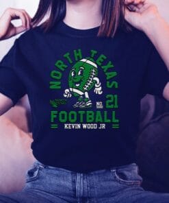 North Texas Mean Kevin Wood Jr 2023 NCAA Football tshirt