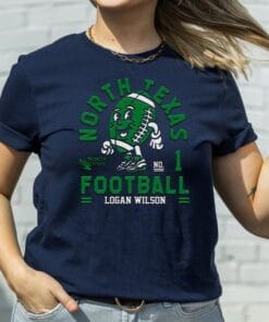 North Texas Mean Logan Wilson 2023 NCAA Football shirts