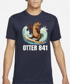 Surfing Otter 841 California Sea Otter 841 Tee Shirt