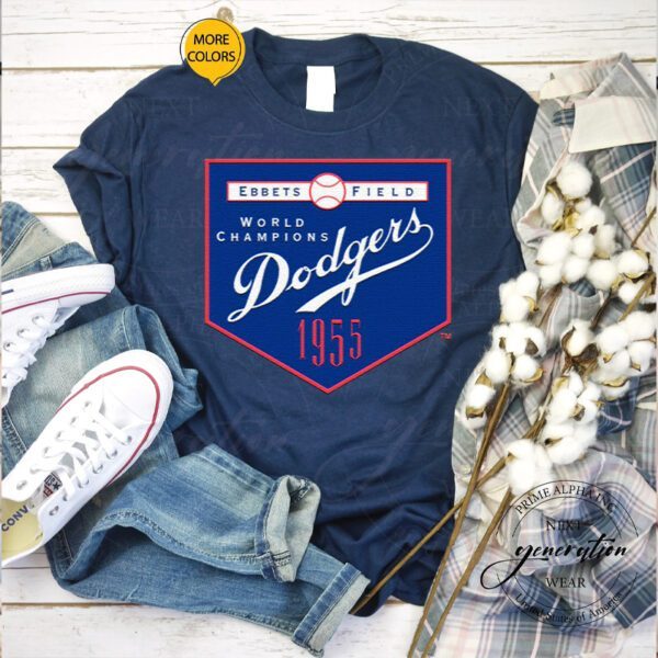 1955 Brooklyn Dodgers World Champions T-Shirts