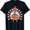 Cool Turkey Bowling Pin Feathers | Funny Thanksgiving Gift T-Shirt