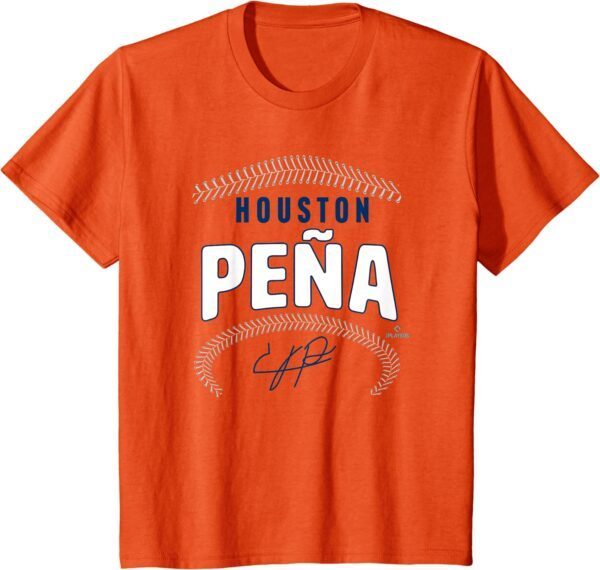 Jeremy Pena Houston Name & Number (Front & Back) T-Shirt - Image 3