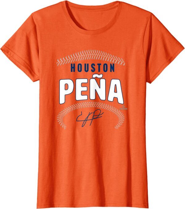 Jeremy Pena Houston Name & Number (Front & Back) T-Shirt - Image 2