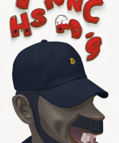 Bitcoin Dad Hat - Minimalist Design, Crypto Cap Hats