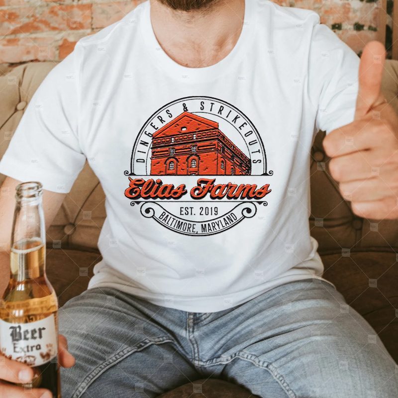 Dingers & Strikeouts Elias Farms Shirts 4 Dingers & Strikeouts Elias Farms Shirt