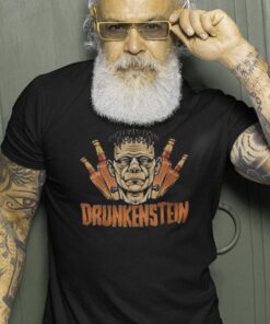 Halloween Frankenstein Monster Drunkenstein Drinking 2023 t-Shirts