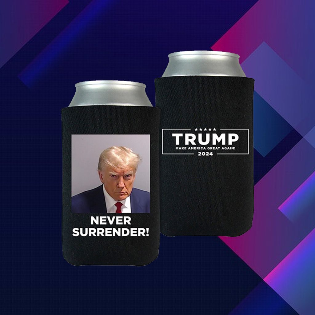 MAGA 47 Trump Never Surrender Beverage Cooler 4 MAGA 47 Trump Never Surrender Beverage Cooler 5