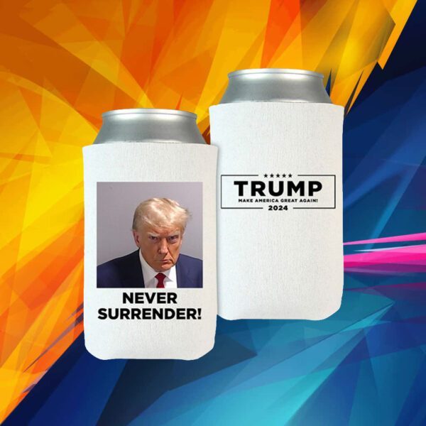 MAGA 47 Trump Never Surrender Beverage Cooler