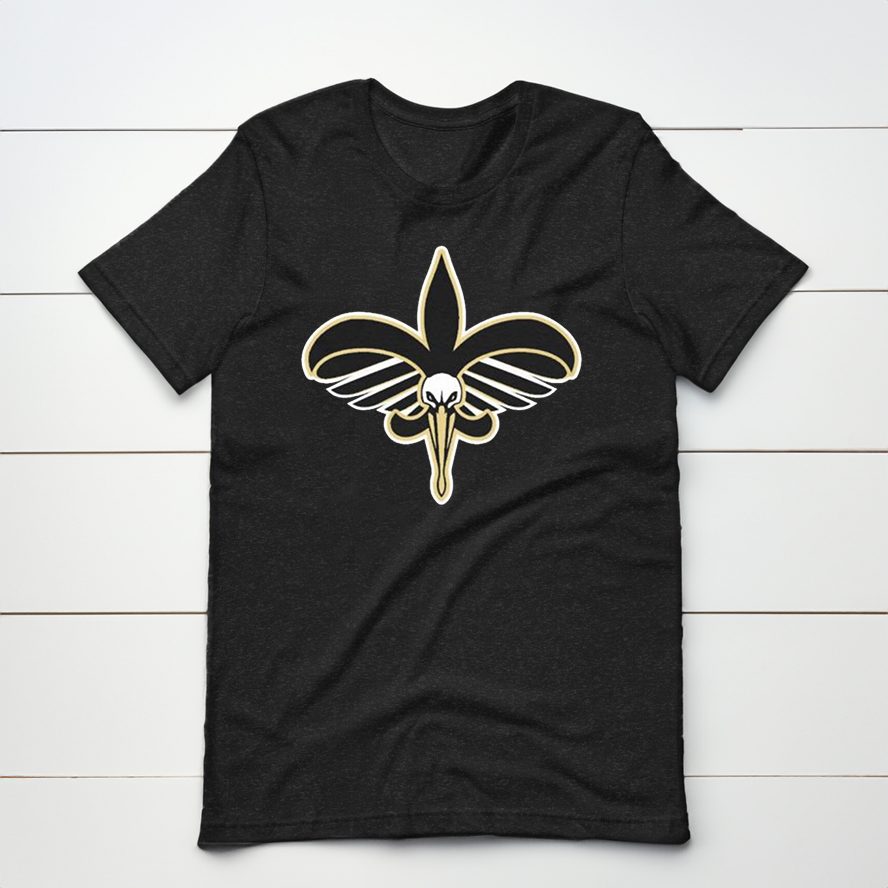 New Orleans Saints And Pelicans Logo T Shirt 4 New Orleans Saints And Pelicans Logo Shirt