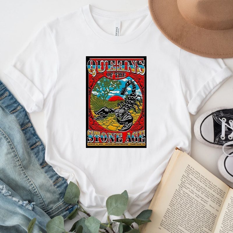 Queens of the stone age aug 19 2023 Ascend amphitheater Nashville TN Shirts 4 Queens of the stone age aug 19 2023 Ascend amphitheater Nashville TN TShirt