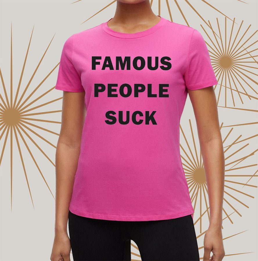 Travis Barker Famous People Suck Shirt 4 Travis Barker Famous People Suck t-Shirt