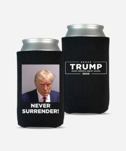 Trump 2024 Never Surrender Beverage Coolers