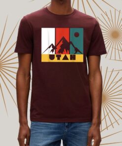 Utah Vintage Logo - Park City Utah - Retro Skiing Shirt