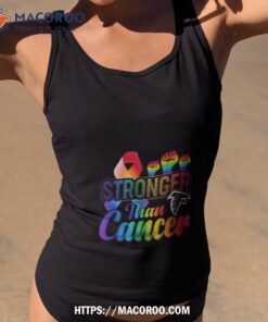 atlanta falcons stronger than cancer shirt tank top 2