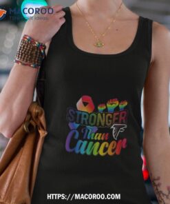 atlanta falcons stronger than cancer shirt tank top 4