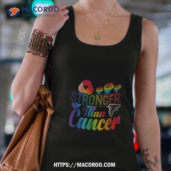 Atlanta Falcons Stronger Than Cancer Shirt - Image 3