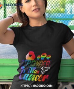 atlanta falcons stronger than cancer shirt tshirt 1