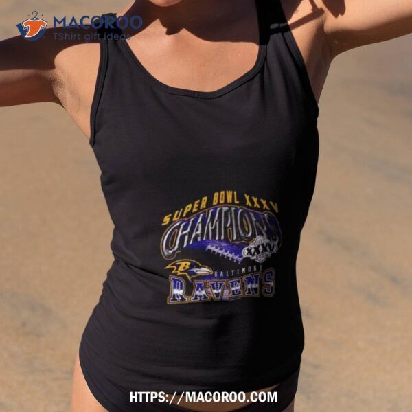 Baltimore Ravens Super Bowl Xxxv Champions Shirt - Image 2