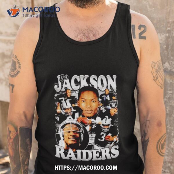 Bo Jackson Raiders Nfl Football Retro Shirt - Image 4