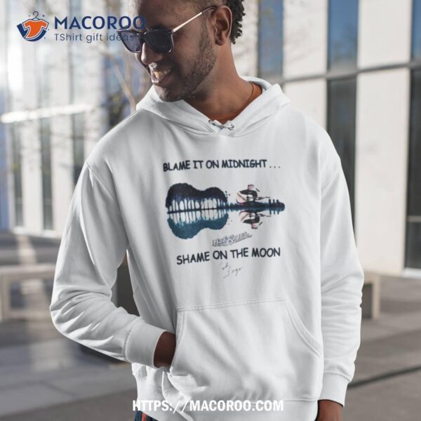 Bob Seger Blame It On Midnight Shame On The Moon Signature 2023 Shirt - Image 2