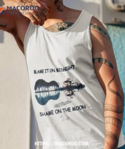 bob seger blame it on midnight shame on the moon signature 2023 shirt tank top 1