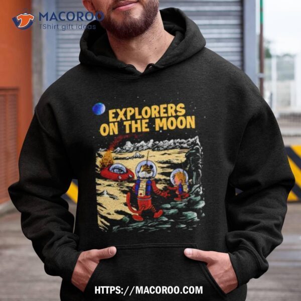 Calvin And Hobbes Explorers On The Moon Shirt - Image 2