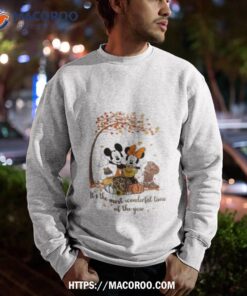 disney mickey mouse and minnie mouse it s the most wonderful time of the year 2023 shirt sweatshirt